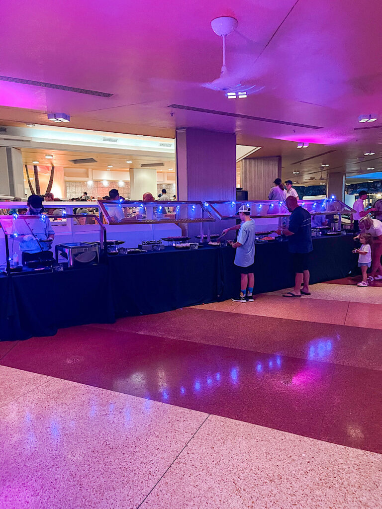 Disney Dessert Party buffet at Magic Kingdom.