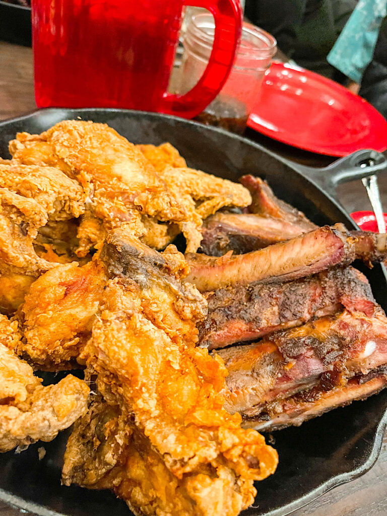 Fried Chicken & Ribs from Hoop Dee Doo Review.