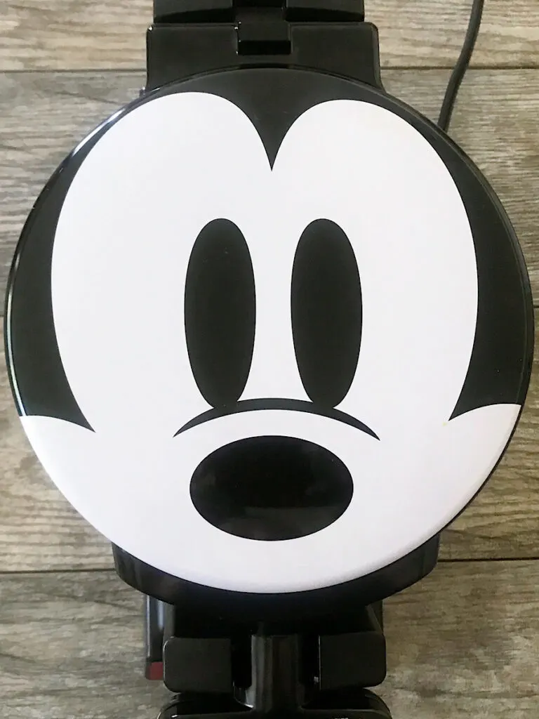 A Mickey waffle iron.