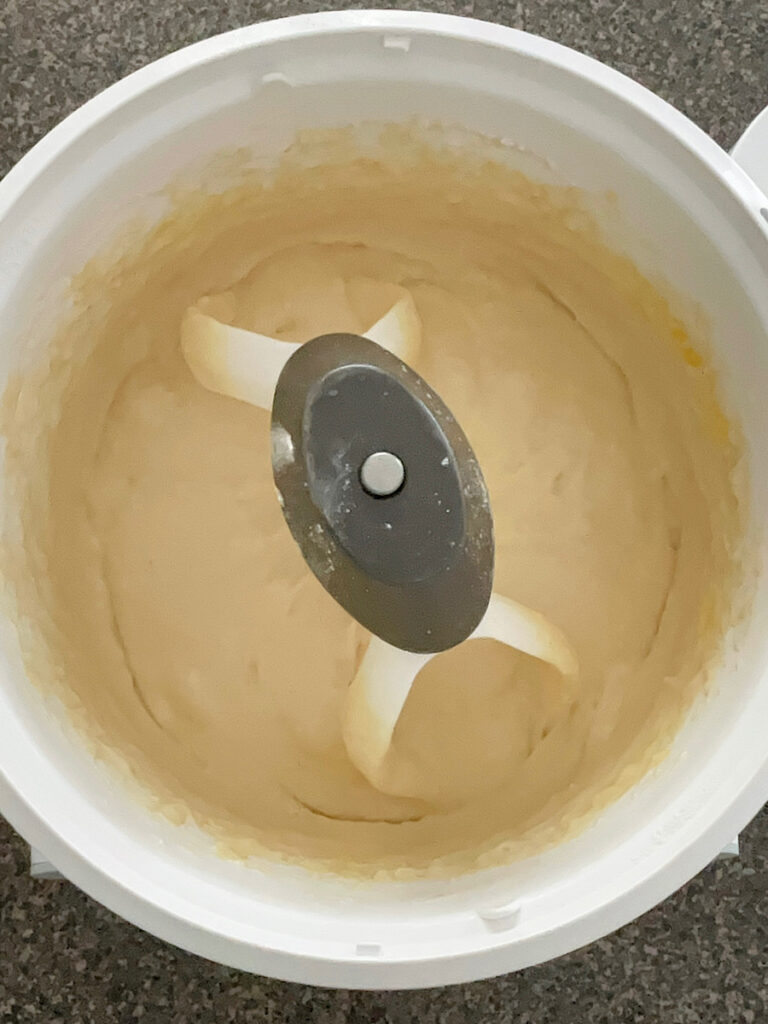 Roll dough in a stand mixer.