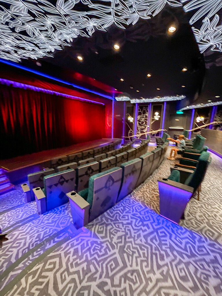 The Wonderland Cinema on the Disney Wish.