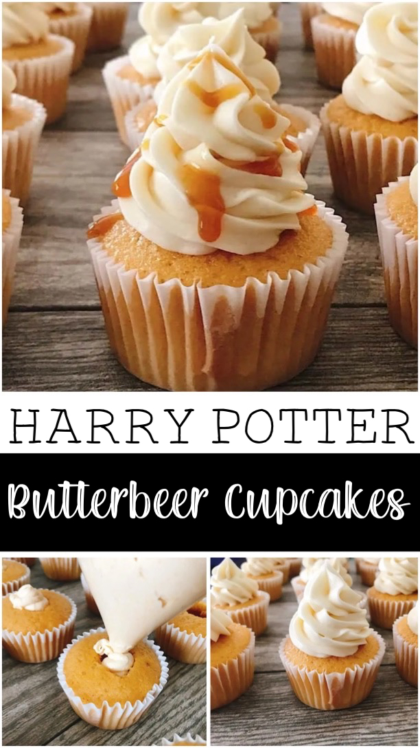 Harry Potter Butterbeer Cupcakes - The Mommy Mouse Clubhouse