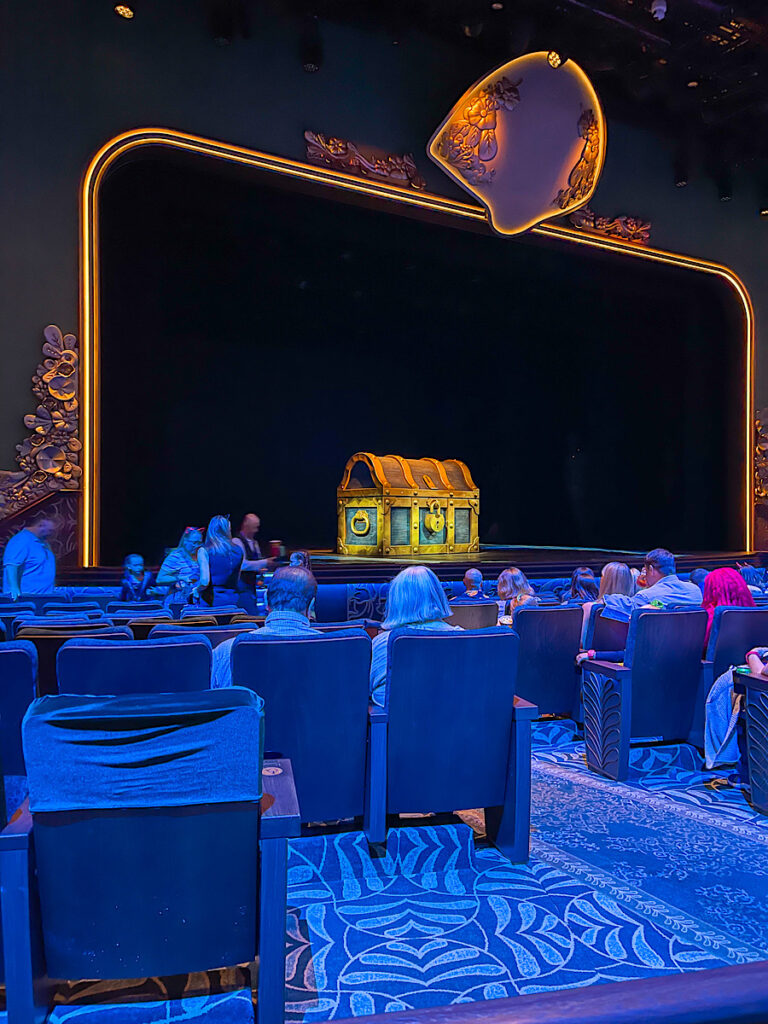 The Little Mermaid in the Walt Disney Theatre on the Disney Wish.