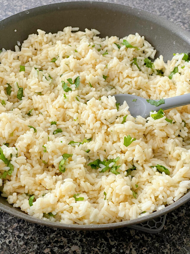 Five Minute Cafe Rio Cilantro Lime Rice