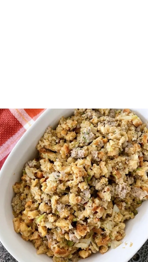 Thanksgiving Stove Top Stuffing with Sausage - The Mommy Mouse Clubhouse