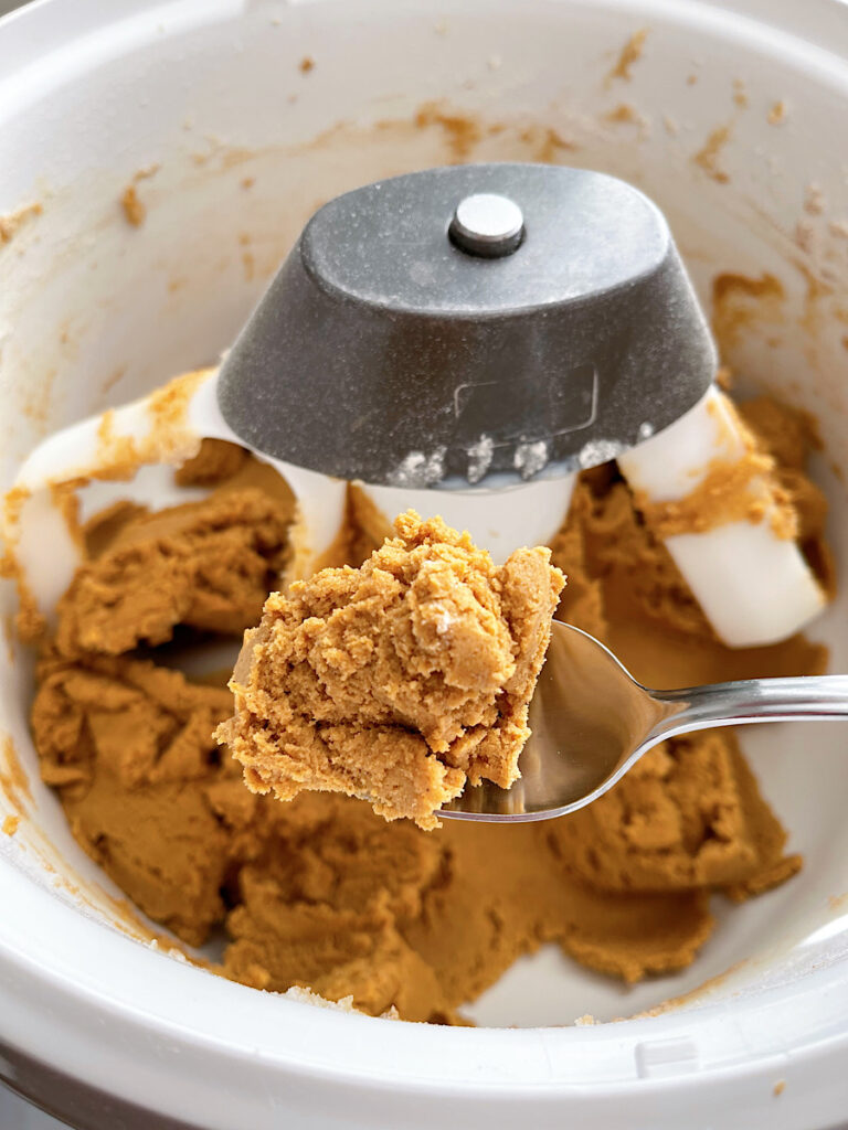 Soft gingerbread cookie dough.