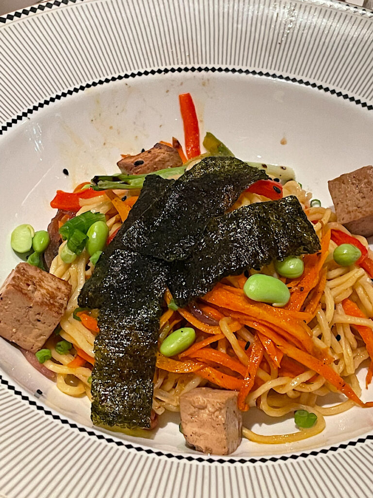 Shanghaied Noodle Stir-fry from the Disney Cruise Pirate menu.