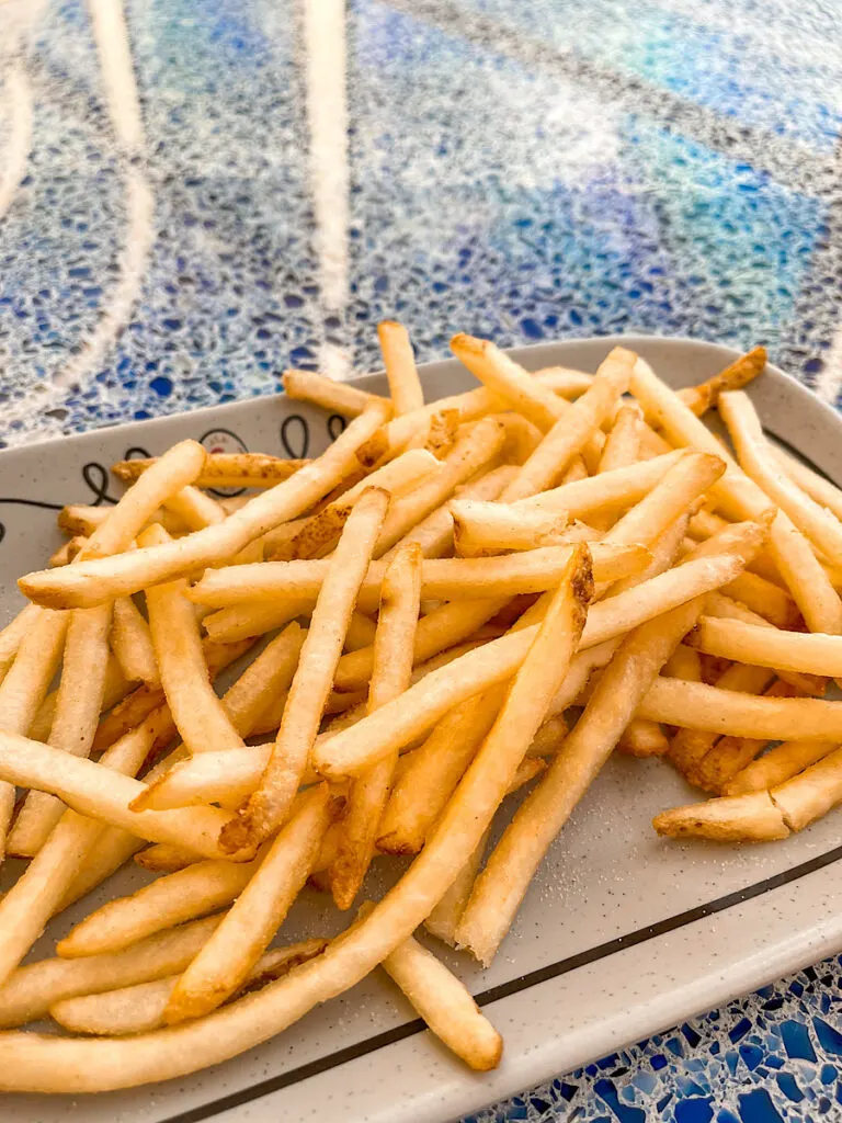French fries from Goofy's Grill.
