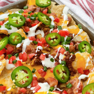 Loaded Ground Beef Nachos Supreme - The Mommy Mouse Clubhouse