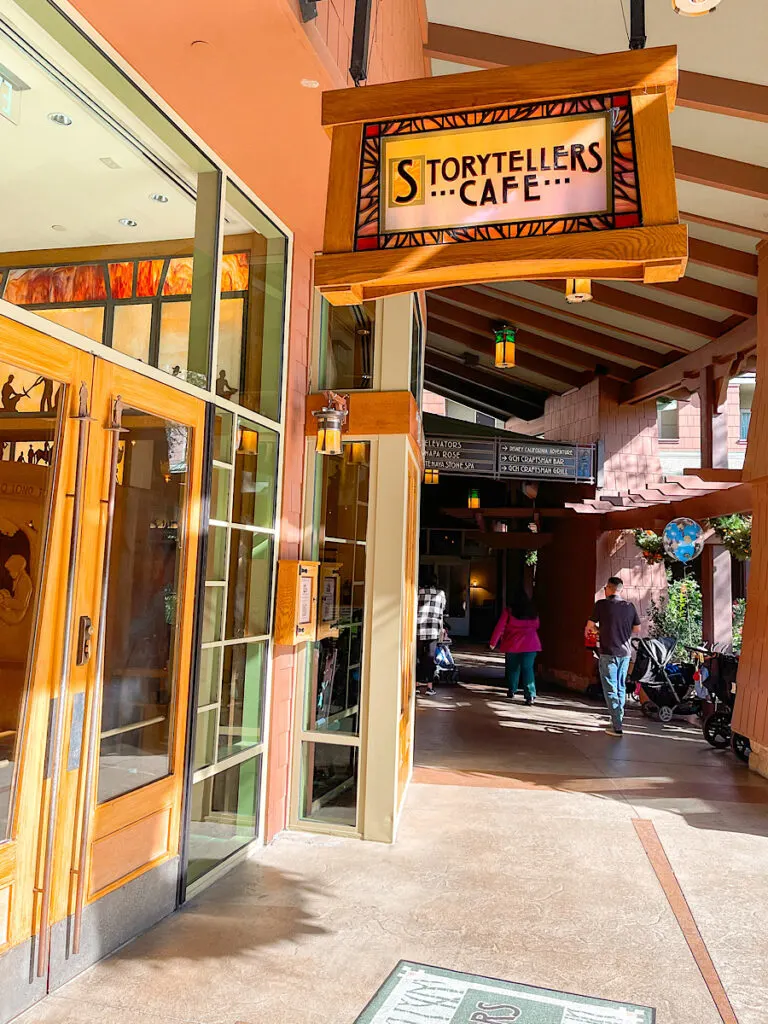 Storytellers Cafe at the Grand Californian.