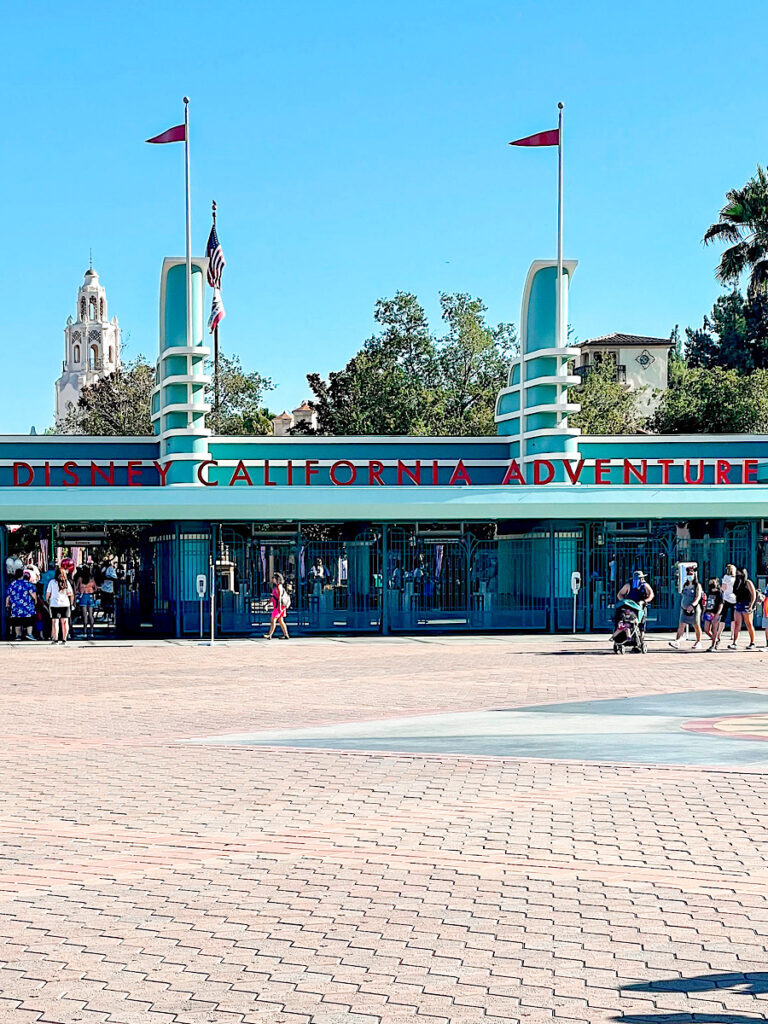 Entrance to Disney California Adventure Park