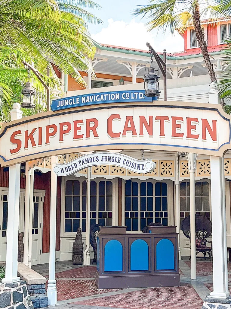 Skipper Canteen restaurant at Magic Kingdom.