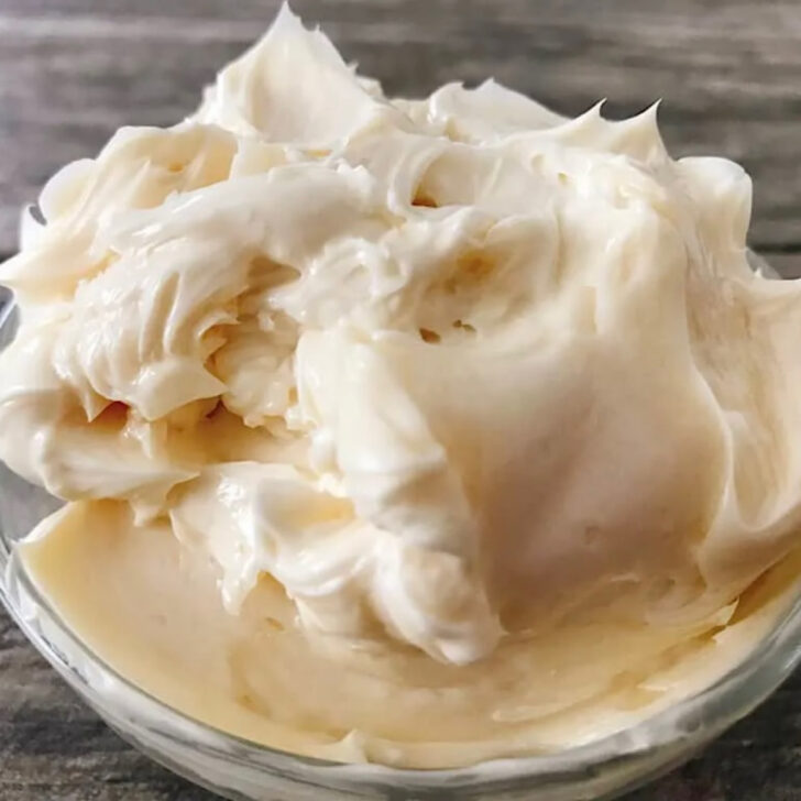 A bowl of Lion House whipped honey butter.