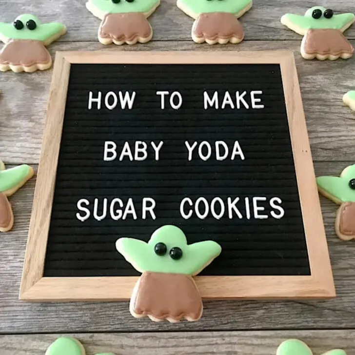 How to make Baby Yoda Sugar Cookies.