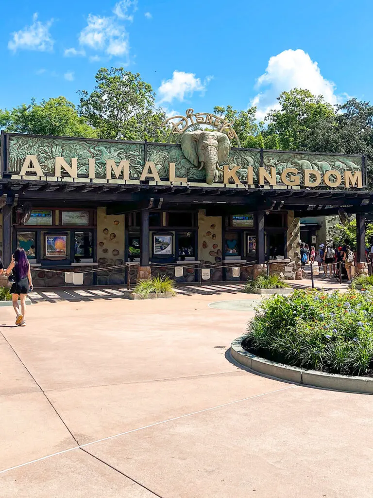 Entrance to Disney's Animal Kingdom Park.