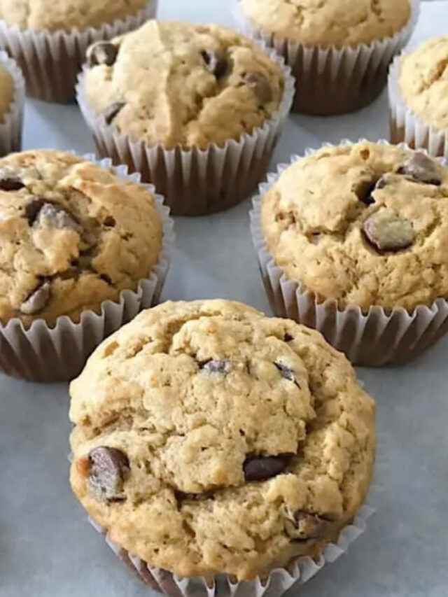 Easy Peanut Butter Banana Muffins