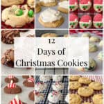 A collage of Christmas Cookies.