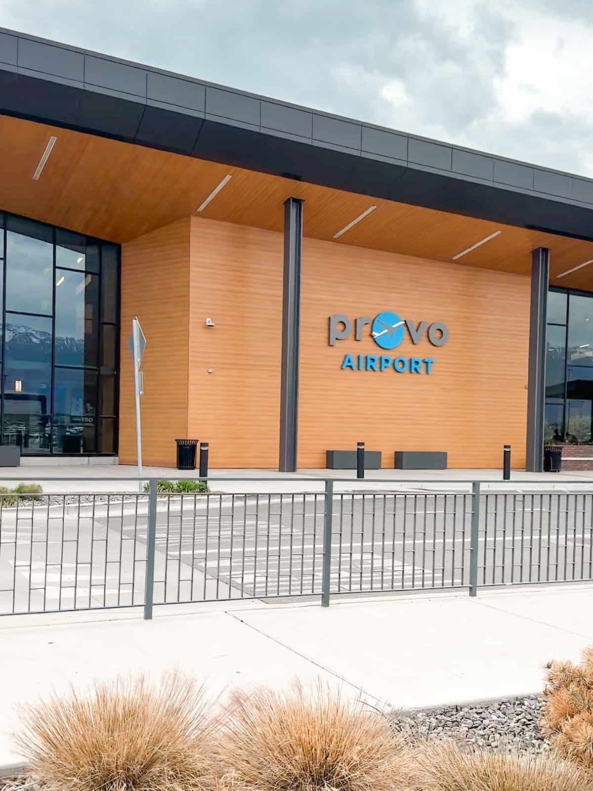 Exterior view of Prove Airport in Utah.