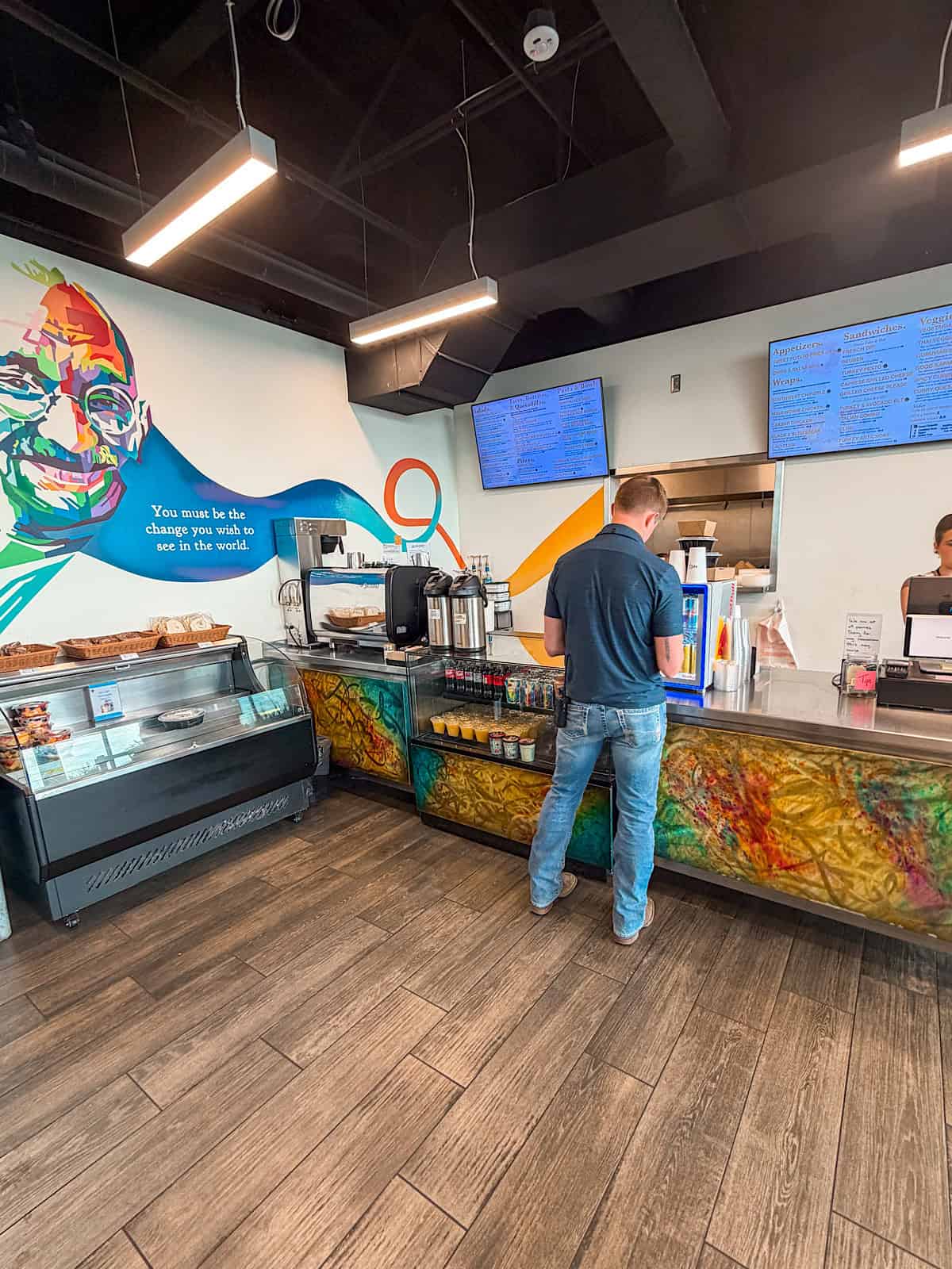 Cafe inside Provo Airport.