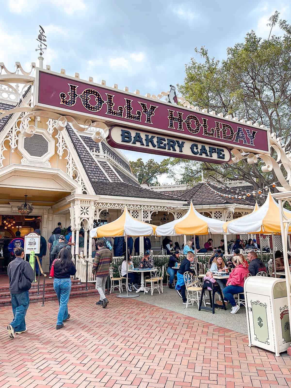 Jolly Holiday Bakery Cafe at Disneyland.