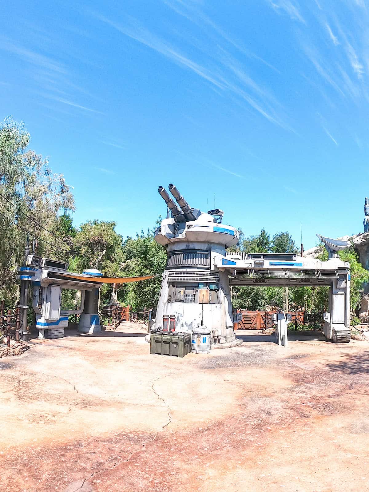 Entrance to Star Wars: Rise of the Resistance at Disneyland.