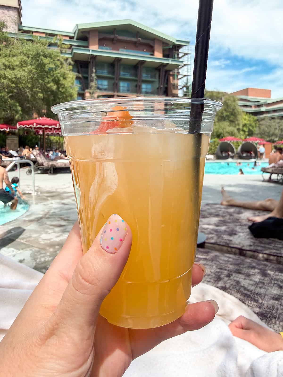 Tropical Ginger Sparkler drink from Disney's Grand Californian.