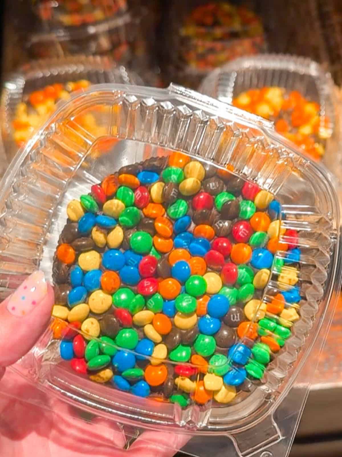 An M&M brownie from Craftsman Grill.